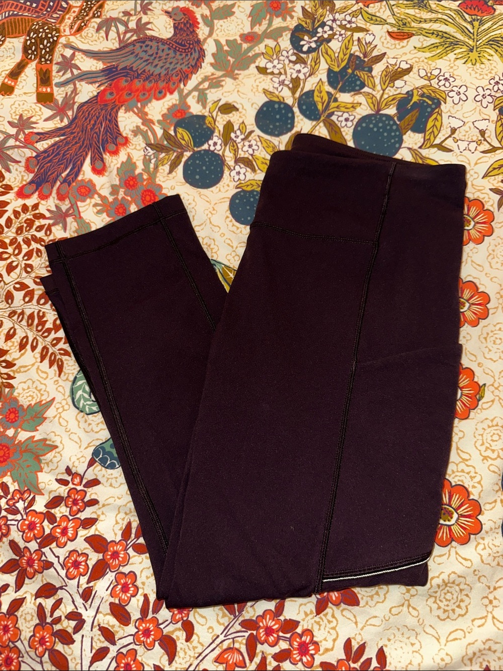 lululemon Athletica Maroon Leggings